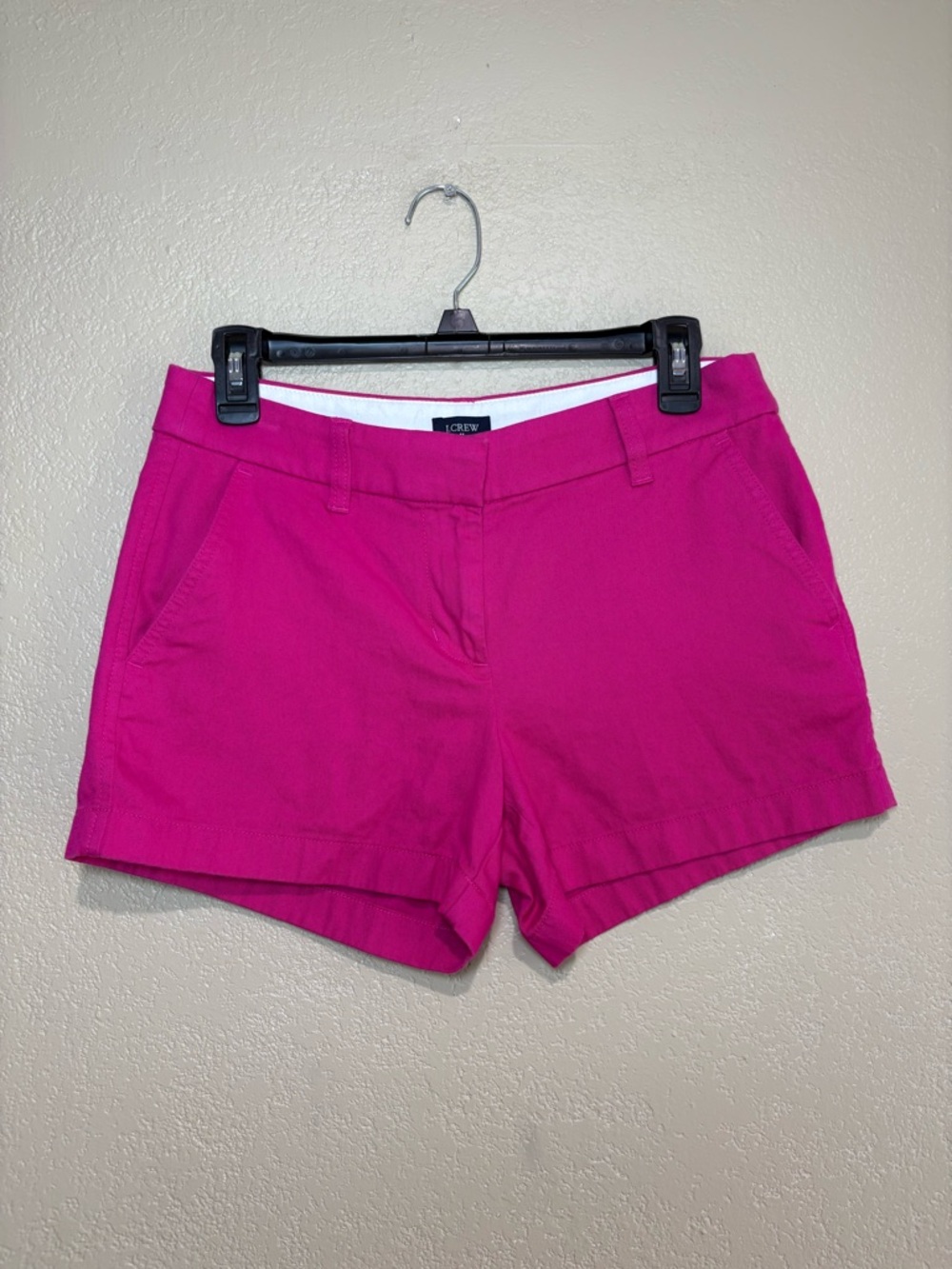 J. Crew Women's Bright Fuchsia Chino Shorts